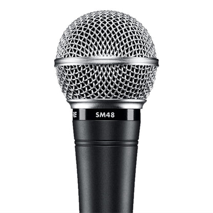 Shure SM48 Cardioid Dynamic Handheld Mic Vocal Microphone with Built-in Pop Filter