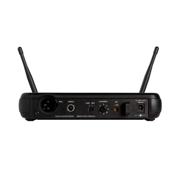 Shure SVX24/PG58 Wireless Microphone Vocal System with SVX4 Receiver and SVX2 Transmitter PG58 Mic (SVX24)