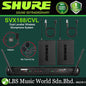 Shure SVX188/CVL Dual Lavalier Wireless Microphone System with CVL Centraverse Lavalier Condenser Mic (SVX188 CVL)