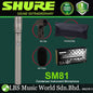 Shure SM81 Small Diaphragm Cardioid Condenser Microphone with Lockable Pad with Mic Foam and Pouch