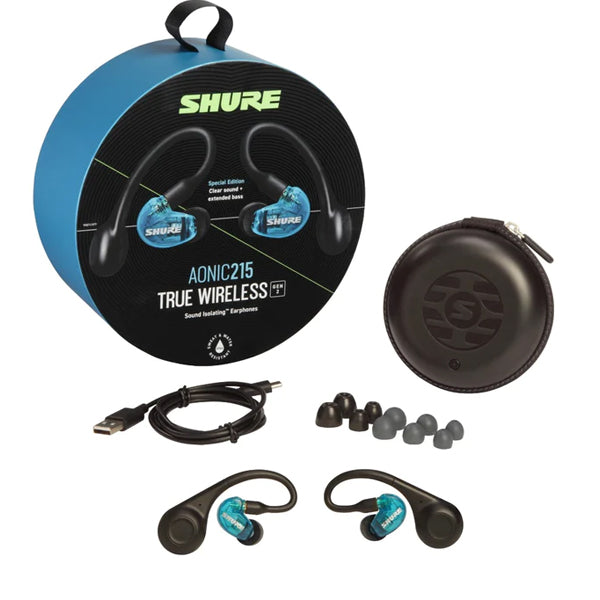 Shure AONIC 215 GEN 2 In Ear Monitor Earbuds True Wireless Sound
