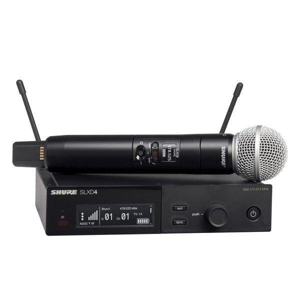 Shure SLXD24/SM58 Wireless System with SM58 Handheld Transmitter Microphone (SLXD24 SM58)
