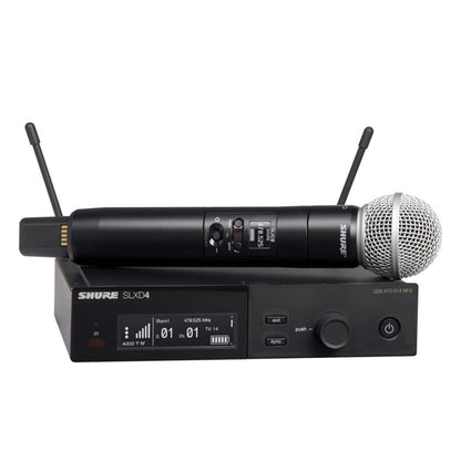 Shure SLXD24/SM58 Wireless System with SM58 Handheld Transmitter Microphone (SLXD24 SM58)