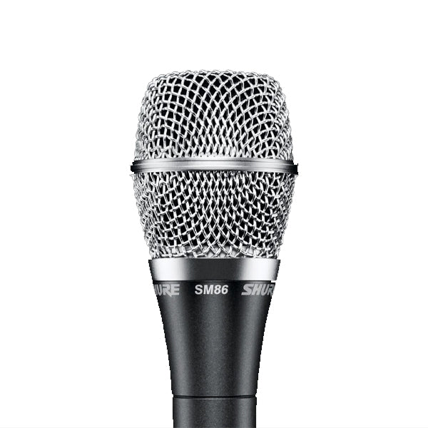 Shure SM86 Cardioid Condenser Handheld Vocal Microphone with Built in 3 Point Mic Shock Mount