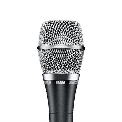 Shure SM86 Cardioid Condenser Handheld Vocal Microphone with Built in 3 Point Mic Shock Mount