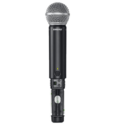 Shure BLX24/SM58 Wireless Handheld Microphone Vocal System with BLX4 Receiver and BLX2/SM58 handheld Mic (BLX24 SM58)