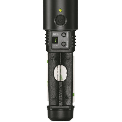 Shure BLX2/PG58 Wireless Handheld Micprohone Transmitter with PG58 Mic Capsule (BLX2)
