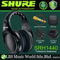 Shure SRH1440 Professional Open Back Monitor Headphones Dual Detachable Cable with Case (SRH 1440)