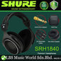 Shure SRH1840 Premium Open Back Monitor Headphones with Dual Detachable Cable with Case (SRH 1840)