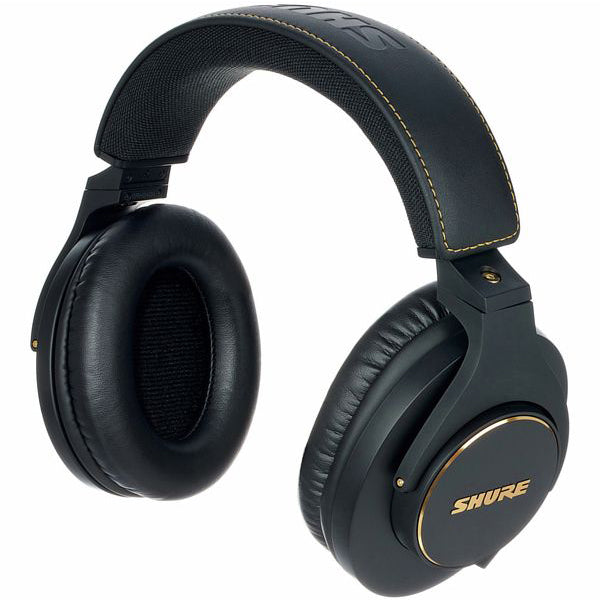Shure SRH840A Closed Back Professional Monitor Studio Headphones with Detachable Straight Cable (SRH840 A)