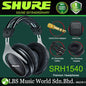SHURE SRH1540 Premium Closed Back Monitor Headphones Dual Detachable Cable with Case (SRH 1540)