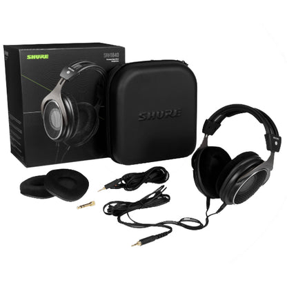 Shure SRH1840 Premium Open Back Monitor Headphones with Dual Detachable Cable with Case (SRH 1840)