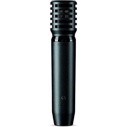 Shure PGA81 Small Diaphragm Cardioid Condenser Instrument Microphone with Mic Pouch