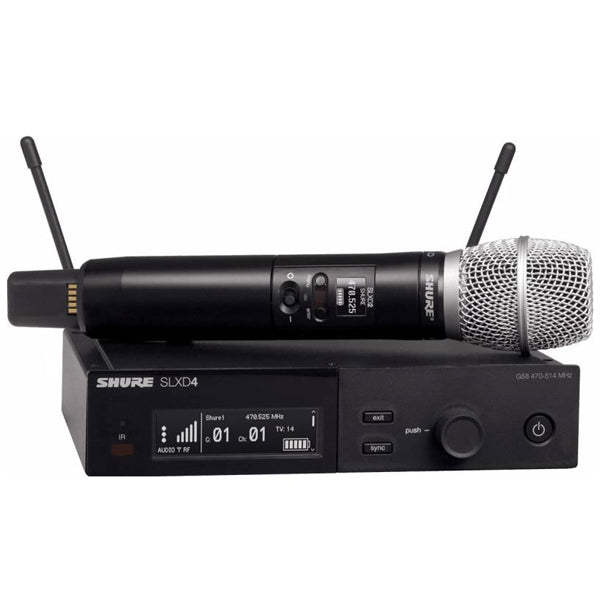 Shure SLXD24/SM86 Digital Wireless Microphone System with SM86 Handheld Transmitter Mic (SLXD24)