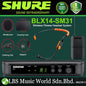 Shure BLX14/SM31 Wireless Fitness Headset System with SM31FH Cardioid Condenser Microphone (BLX14SM31 BLX14 SM31)