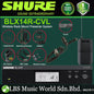 Shure BLX14R/CVL Wireless Rack Mount Presenter Mic System with CVL Lavalier Microphone (BLX14R CVL)