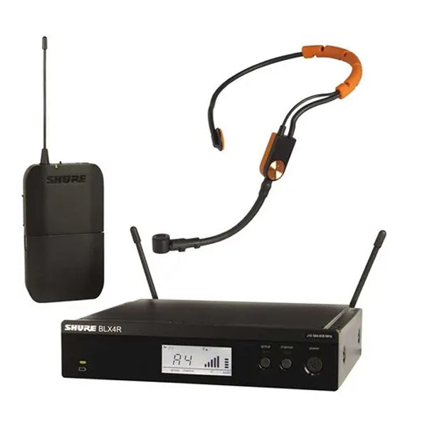 Shure BLX14R/SM31 Wireless Rack Mount Fitness SM31FH Headset Microphone System (BLX14R SM31)
