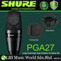 Shure PGA27 Cardioid Large Diaphragm Side-Address Condenser Microphone with Shock Mount Mic