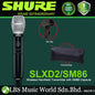Shure SLXD2/SM86 Digital Wireless Handheld Microphone Transmitter with SM86 Interchangeable Mic Capsule (SLXD2 SM86)