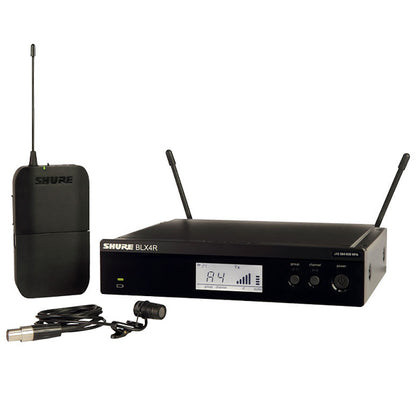 Shure BLX14R/W85 Wireless Rack Mount Presenter Mic System with WL185 Lavalier Cardioid Condenser Microphone (BLX14R W85)