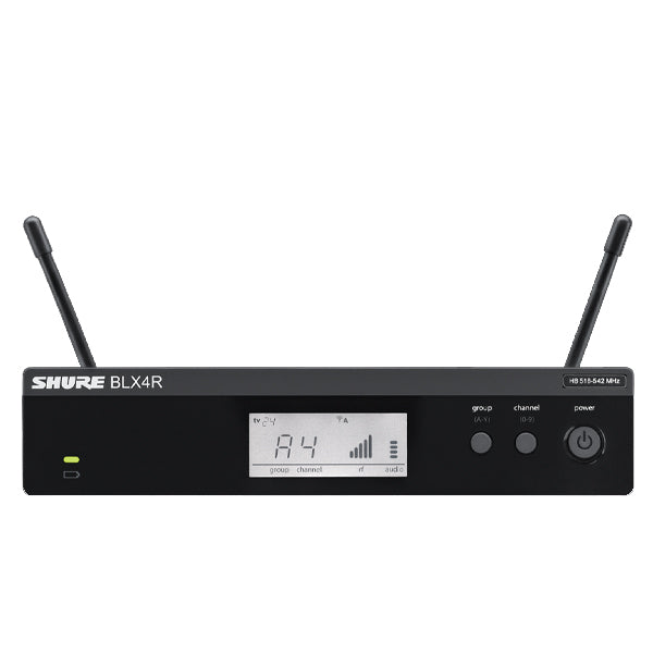 Shure BLX14R/W85 Wireless Rack Mount Presenter Mic System with WL185 Lavalier Cardioid Condenser Microphone (BLX14R W85)
