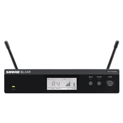 Shure BLX14R/W85 Wireless Rack Mount Presenter Mic System with WL185 Lavalier Cardioid Condenser Microphone (BLX14R W85)