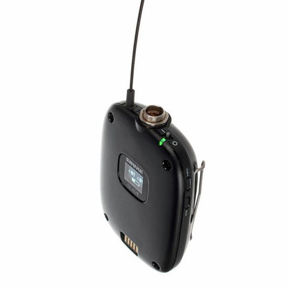 Shure SLXD1 Digital Wireless Single Bodypack Mic Transmitter with On/Off Switch for Lavalier Microphone