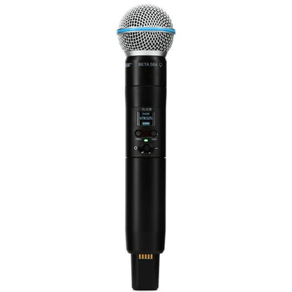 Shure SLXD2/B58 Digital Wireless Handheld Microphone Transmitter with B58 Interchangeable Mic Capsule (SLXD2 Beta 58)