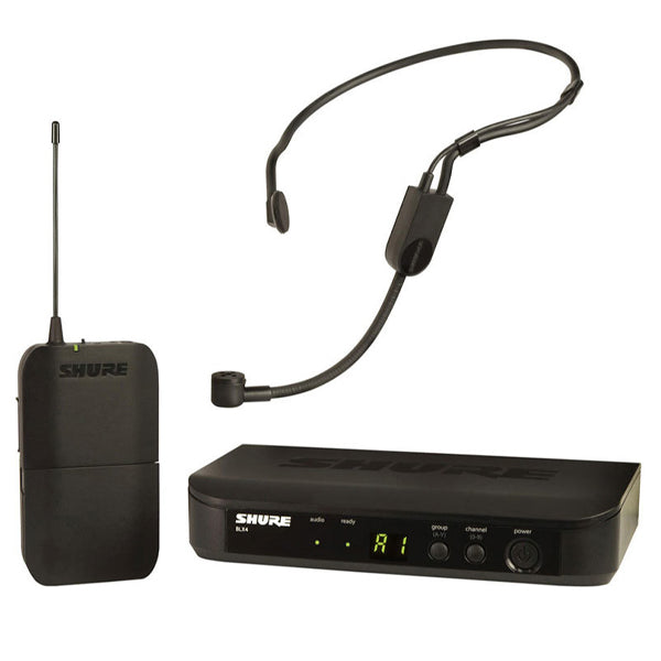 Shure BLX14/PGA31 Headset Wireless Microphone System with PGA31 Cardioid Condenser Headworn Mic (BLX14)