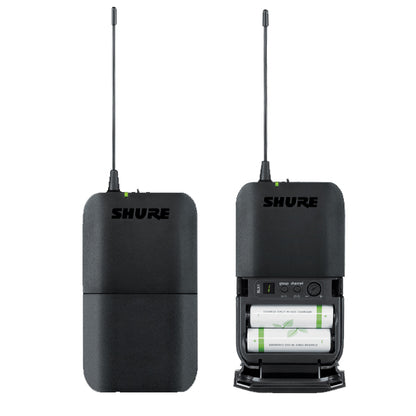 Shure BLX14R/W85 Wireless Rack Mount Presenter Mic System with WL185 Lavalier Cardioid Condenser Microphone (BLX14R W85)