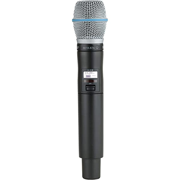 Shure SLXD2/B87A Digital Wireless Handheld Microphone Transmitter with B87A Interchangeable Mic Capsule (SLXD2 Beta 87A)