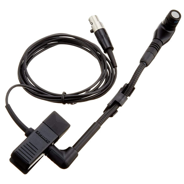 Shure WB98H/C Cardioid Clip On Instrument Microphone with TA4F connector for Shure Wireless Mic Beta 98