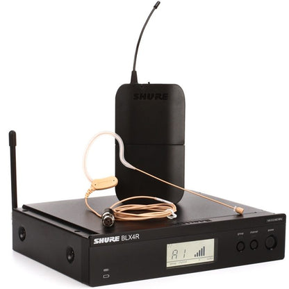 Shure BLX14R/MX53 Wireless Rack Mount Presenter Mic System with MX153 Omnidirectional Earset Microphone (BLX14R MX53)