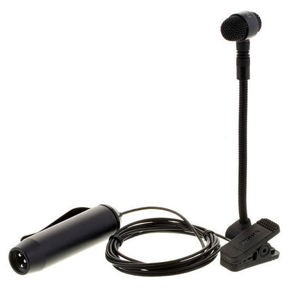 Shure PGA98H Cardioid Condenser Gooseneck Instrument Clip Microphone with Pouch (PGA98 H)