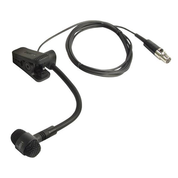 Shure PGA98H Cardioid Condenser Gooseneck Instrument Clip Microphone with Pouch (PGA98 H)