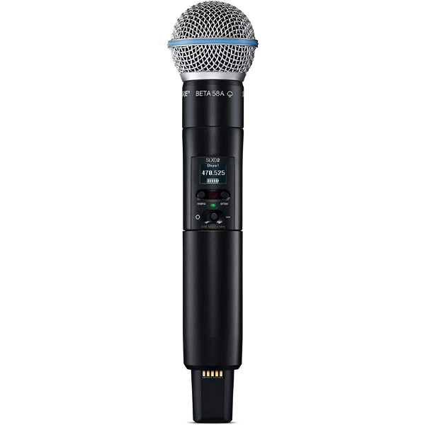 Shure SLXD24D/B58 Dual Wireless Microphone System with 2 SLXD2/B58 Handheld Mic (SLXD24D BETA 58)