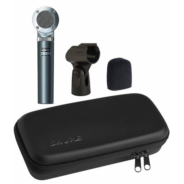 Shure BETA 181 Small Diaphragm Side Address Condenser Microphone with Interchangeable Mic Capsules and Case