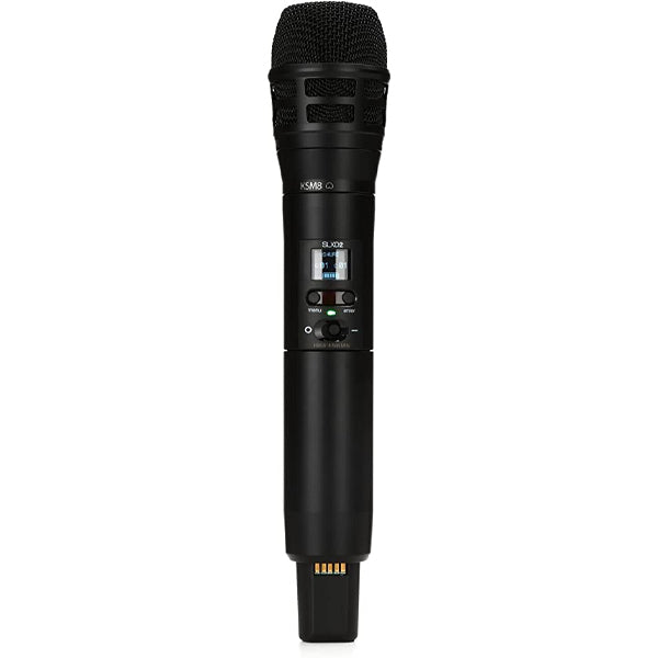 Shure SLXD2/K8B Digital Wireless Handheld Microphone Transmitter with K8B Interchangeable Mic Capsule (SLXD2)