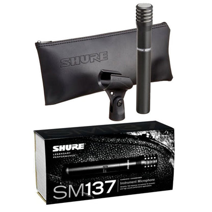 Shure SM137 Small Diaphragm End Address Cardioid Mic Condenser Microphone