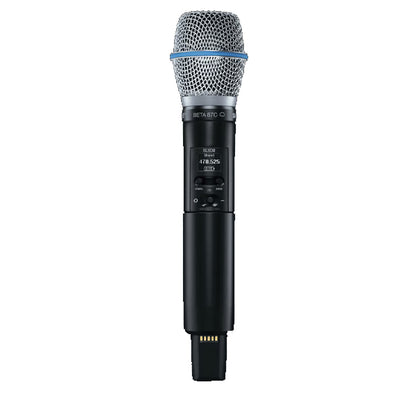 Shure SLXD2/B87C Digital Wireless Handheld Microphone Transmitter with B87C Interchangeable Mic Capsule (SLXD2 Beta 87C)