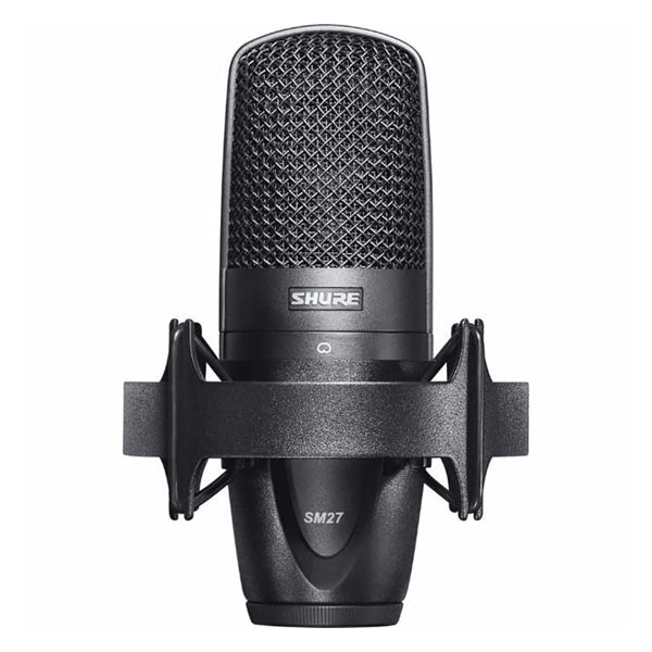 Shure SM27 Large Diaphragm Cardioid Condenser Microphone for Studio or Stage Mic