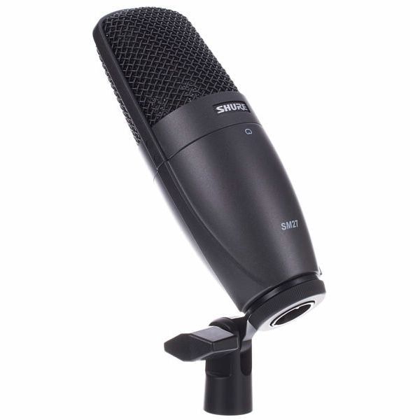 Shure SM27 Large Diaphragm Cardioid Condenser Microphone for Studio or Stage Mic