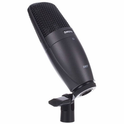 Shure SM27 Large Diaphragm Cardioid Condenser Microphone for Studio or Stage Mic