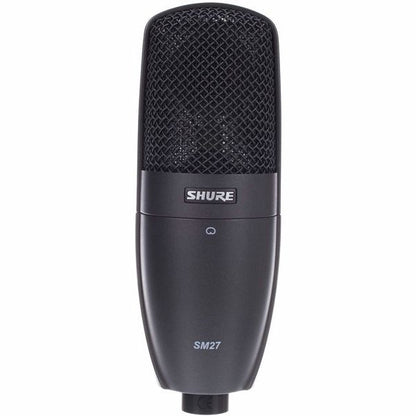 Shure SM27 Large Diaphragm Cardioid Condenser Microphone for Studio or Stage Mic