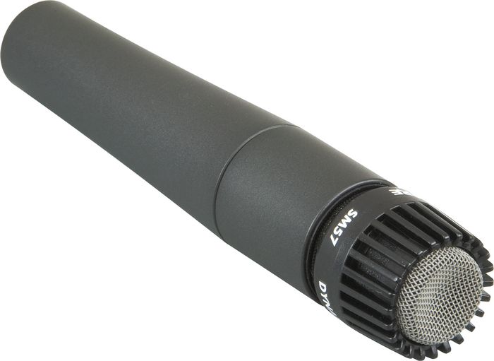 Shure SM57-LC Dynamic Instrument Microphone with Mic Clamp and Pouch (SM57 SM-57 SM57LC)