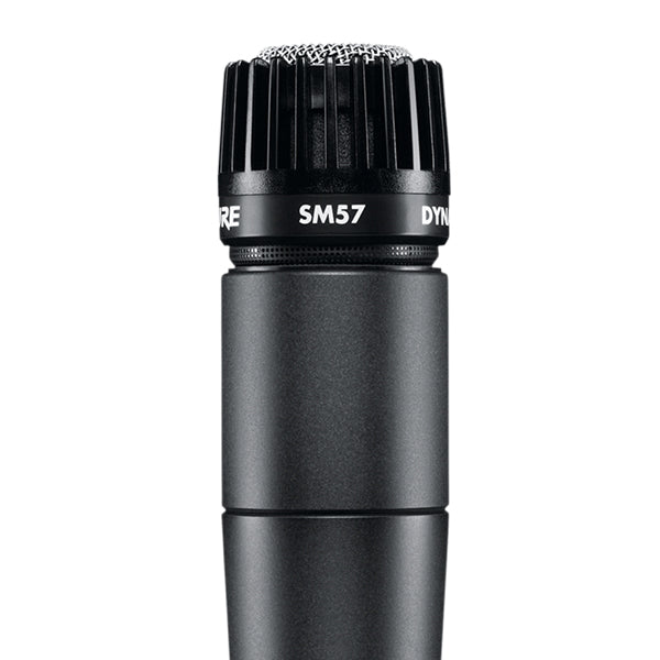 Shure SM57-LC Dynamic Instrument Microphone with Mic Clamp and Pouch (SM57 SM-57 SM57LC)