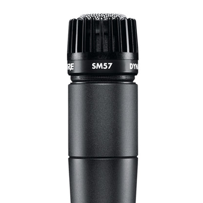 Shure SM57-LC Dynamic Instrument Microphone with Mic Clamp and Pouch (SM57 SM-57 SM57LC)
