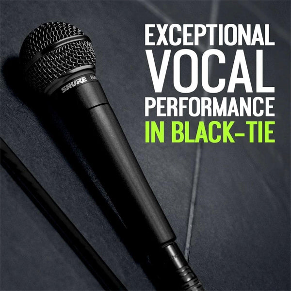 Shure SM58-LC Handheld Dynamic Vocal Microphone Mic Clamp Cable tie and Pouch (SM58 SM-58 SM58LC)