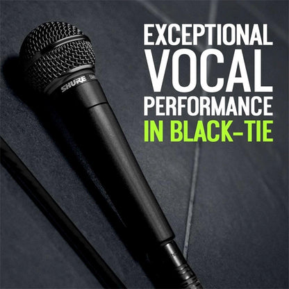 Shure SM58-LC Handheld Dynamic Vocal Microphone Mic Clamp Cable tie and Pouch (SM58 SM-58 SM58LC)