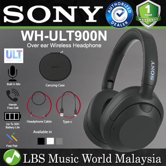 Sony WH-ULT900N Over Ear ULT Wear Wireless Noise Canceling Headphone with Built in Mic (WH ULT900N)